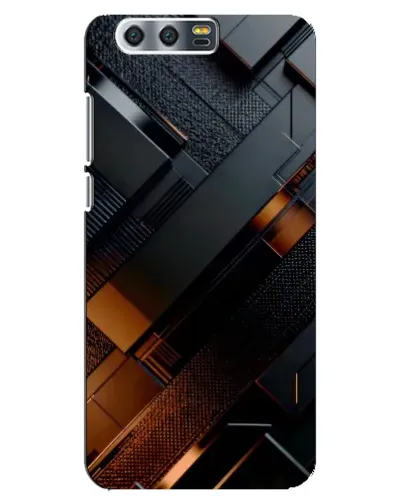 Чохол для Huawei Honor 9 (Glory 9, STF) з картинкою «Чорні геометричні блоки» Чохол для Huawei Honor 9 (Glory 9, STF) з картинкою «Чорні геометричні блоки»