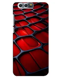 Чохол для Huawei Honor 9 (Glory 9, STF) з картинкою «Червона глянцева сітка»