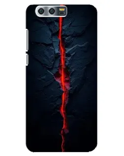 Чохол для Huawei Honor 9 (Glory 9, STF) з картинкою «Червона лавова тріщина»