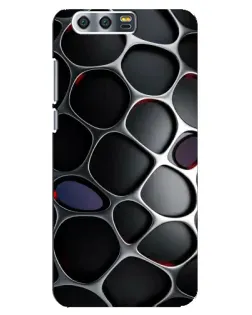 Чохол для Huawei Honor 9 (Glory 9, STF) з картинкою «Об'ємна темна решітка»