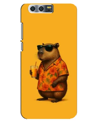 Чехол для Huawei Honor 9 (Glory 9, STF) с картинкой «Капибара на отдыхе»