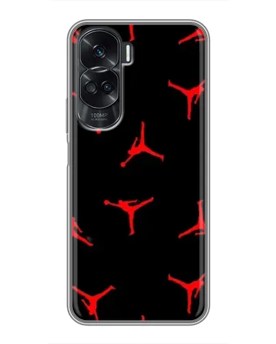 Чехол для Huawei Honor 90 Lite с картинкой «Jordan Red Pattern»