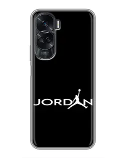 Чехол для Huawei Honor 90 Lite с картинкой «Jordan White Logo»