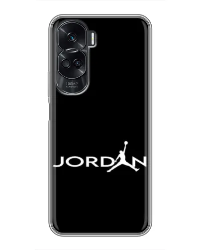 Чехол для Huawei Honor 90 Lite с картинкой «Jordan White Logo»