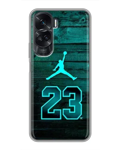 Чехол для Huawei Honor 90 Lite с картинкой «Jordan Cyan 23»