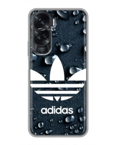 Чехол для Huawei Honor 90 Lite с картинкой «Adidas Trefoil Blue»