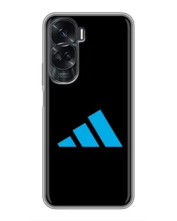 Чехол для Huawei Honor 90 Lite с картинкой «Adidas Cyan Logo»