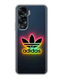 Чехол для Huawei Honor 90 Lite с картинкой «Неоновый Adidas»