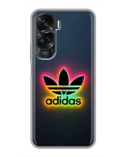 Чехол для Huawei Honor 90 Lite с картинкой «Неоновый Adidas»
