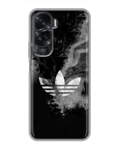 Чехол для Huawei Honor 90 Lite с картинкой «Абстрактный дым Adidas»
