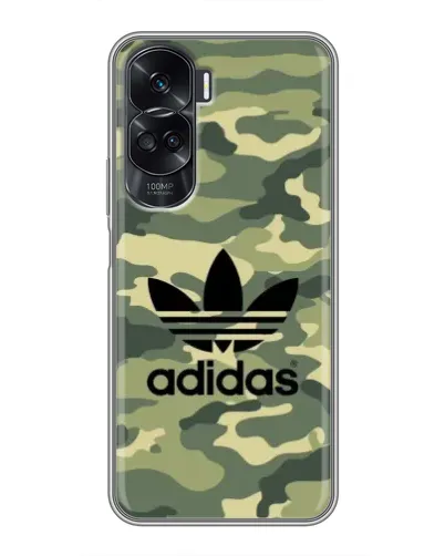 Чехол для Huawei Honor 90 Lite с картинкой «Милитари стиль Adidas»