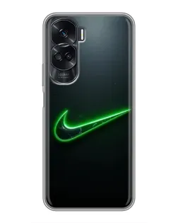 Чохол для Huawei Honor 90 Lite з картинкою «Неоновий контур Nike»