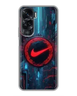 Чехол для Huawei Honor 90 Lite с картинкой «Техногенный стиль Nike» Чехол для Huawei Honor 90 Lite с картинкой «Техногенный стиль Nike»