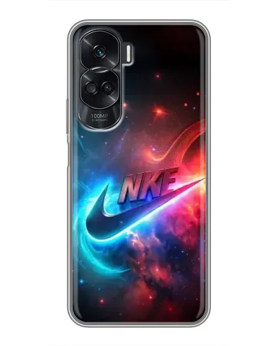 Чехол для Huawei Honor 90 Lite с картинкой «Огненный логотип Nike» Чехол для Huawei Honor 90 Lite с картинкой «Огненный логотип Nike»