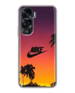 Чехол для Huawei Honor 90 Lite с картинкой «Nike на закате солнца» Чехол для Huawei Honor 90 Lite с картинкой «Nike на закате солнца»