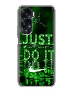 Чехол для Huawei Honor 90 Lite с картинкой «Зеленый неоновый Nike» Чехол для Huawei Honor 90 Lite с картинкой «Зеленый неоновый Nike»