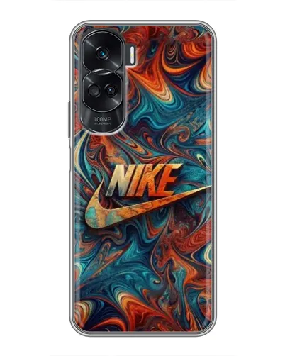 Чехол для Huawei Honor 90 Lite с картинкой «Nike в абстракции» Чехол для Huawei Honor 90 Lite с картинкой «Nike в абстракции»
