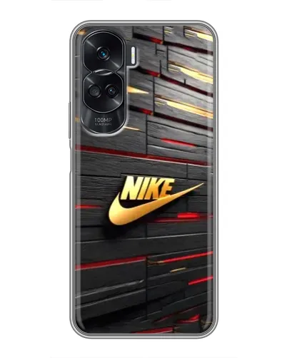 Чехол для Huawei Honor 90 Lite с картинкой «Золотой Nike на металле» Чехол для Huawei Honor 90 Lite с картинкой «Золотой Nike на металле»