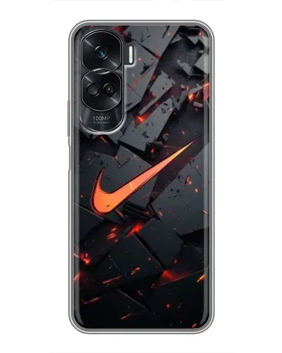 Чехол для Huawei Honor 90 Lite с картинкой «Nike — эффект разломов» Чехол для Huawei Honor 90 Lite с картинкой «Nike — эффект разломов»