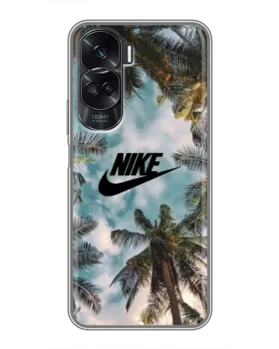Чехол для Huawei Honor 90 Lite с картинкой «Тропический принт Nike» Чехол для Huawei Honor 90 Lite с картинкой «Тропический принт Nike»