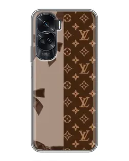 Чехол для Huawei Honor 90 Lite с картинкой «Louis Vuitton — банты»