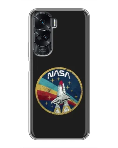 Чехол для Huawei Honor 90 Lite с картинкой «NASA — эмблема миссии»