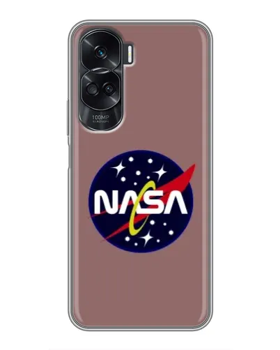 Чехол для Huawei Honor 90 Lite с картинкой «NASA — ретро космос»