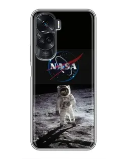 Чехол для Huawei Honor 90 Lite с картинкой «Астронавт на Луне»