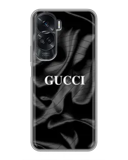 Чохол для Huawei Honor 90 Lite з картинкою «Gucci — шовкові хвилі»