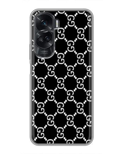 Чехол для Huawei Honor 90 Lite с картинкой «Gucci — сетчатый паттерн»
