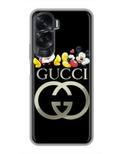 Чехол для Huawei Honor 90 Lite с картинкой «Gucci — герои Disney»