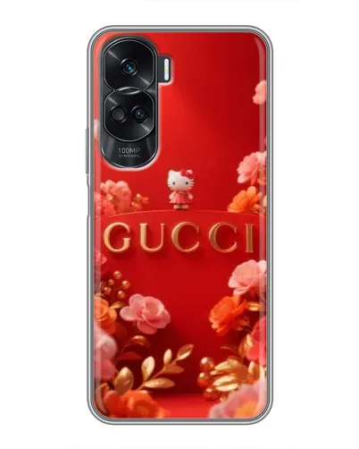 Чехол для Huawei Honor 90 Lite с картинкой «Gucci — золотой сад»