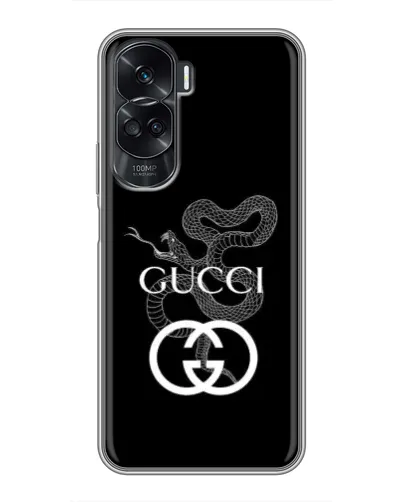 Чехол для Huawei Honor 90 Lite с картинкой «Gucci — серебряная змея»