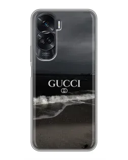 Чехол для Huawei Honor 90 Lite с картинкой «Gucci — морской прибой»