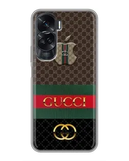 Чехол для Huawei Honor 90 Lite с картинкой «Gucci — брендированный десерт»