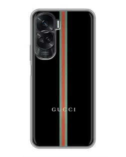 Чехол для Huawei Honor 90 Lite с картинкой «Gucci — строгая линия»
