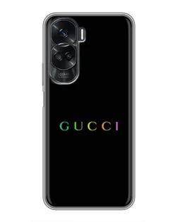 Чехол для Huawei Honor 90 Lite с картинкой «Gucci — неоновый минимализм»