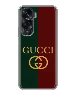 Чехол для Huawei Honor 90 Lite с картинкой «Gucci — темно-зеленый градиент»
