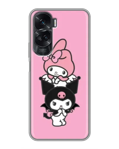 Чехол для Huawei Honor 90 Lite с картинкой «My Melody и Kuromi»