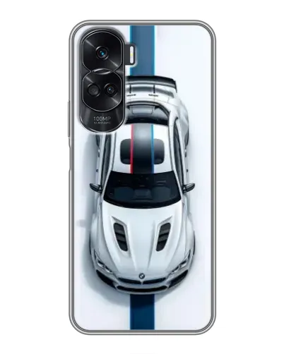 Чехол для Huawei Honor 90 Lite с картинкой «Вид сверху — BMW M»