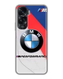 Чехол для Huawei Honor 90 Lite с картинкой «BMW Performance стиль» Чехол для Huawei Honor 90 Lite с картинкой «BMW Performance стиль»