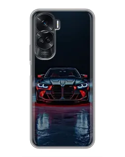 Чехол для Huawei Honor 90 Lite с картинкой «BMW на мокрой дороге»