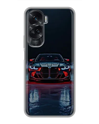 Чехол для Huawei Honor 90 Lite с картинкой «BMW на мокрой дороге»