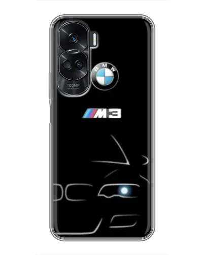 Чехол для Huawei Honor 90 Lite с картинкой «Минималистичный принт BMW M3»