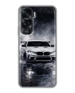 Чехол для Huawei Honor 90 Lite с картинкой «BMW сквозь туман»