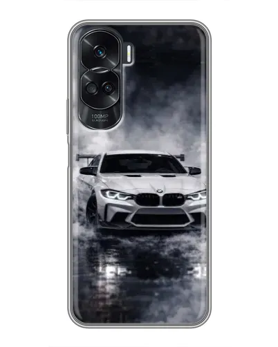 Чехол для Huawei Honor 90 Lite с картинкой «BMW сквозь туман»