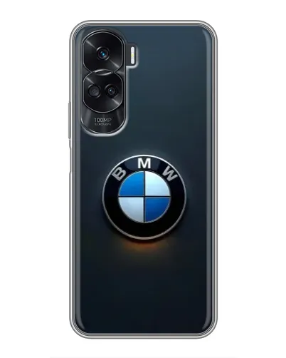 Чехол для Huawei Honor 90 Lite с картинкой «Логотип BMW — минимализм»