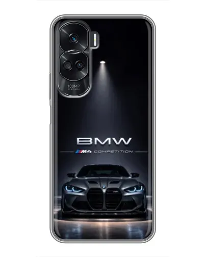 Чохол для Huawei Honor 90 Lite з картинкою «BMW крізь нічне місто» Чохол для Huawei Honor 90 Lite з картинкою «BMW крізь нічне місто»
