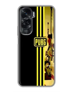 Чехол для Huawei Honor 90 Lite с картинкой «PUBG — камуфляжный шлем»