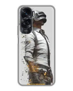 Чохол для Huawei Honor 90 Lite з картинкою «PUBG — боєць у пилу»